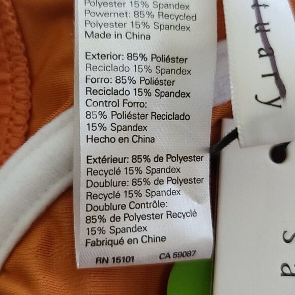 Sanctuary Float On Plunge Triangle Bikini Swim Top L Underwire Multicolor NWT - Picture 7 of 10